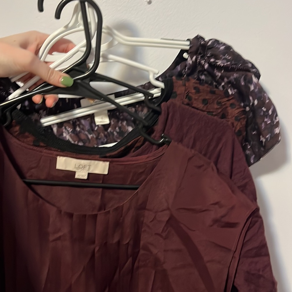 4 Loft Blouses Bundle